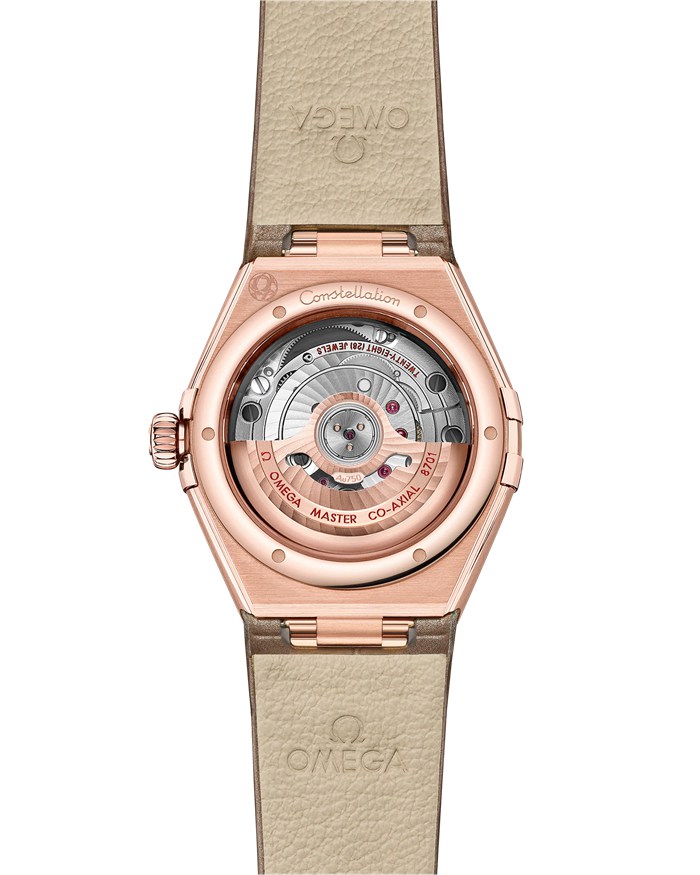 Omega Constellation 29 mm, Sedna™-Gold mit Lederarmband 131.53.29.20.55.002 – Bild 2