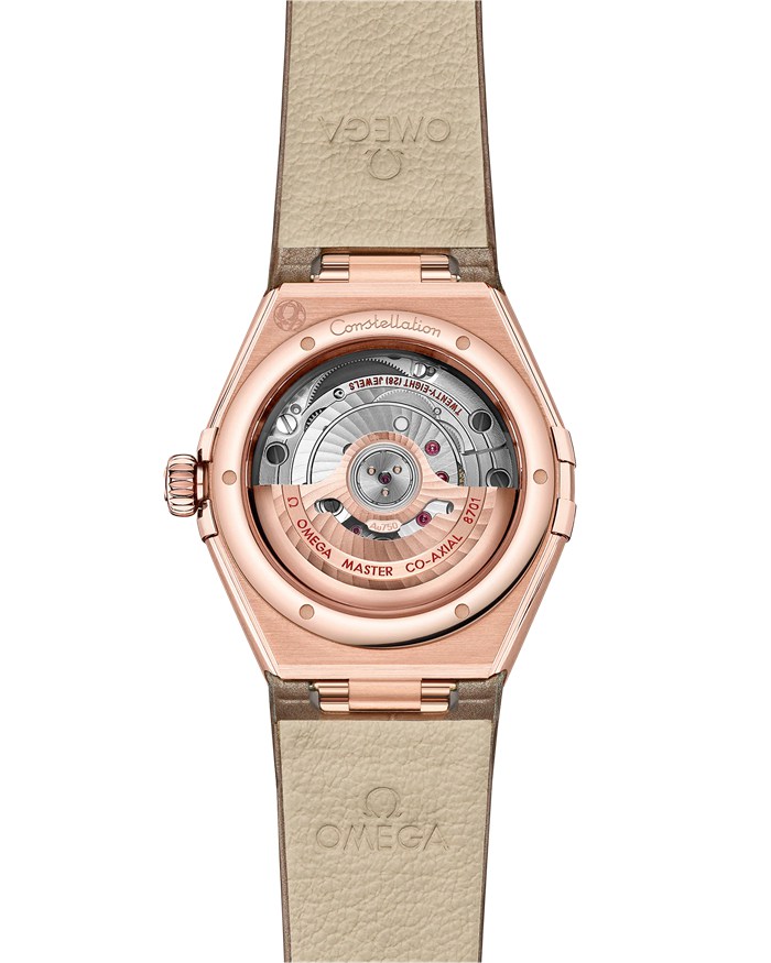 Omega Constellation 29 mm, Sedna™-Gold mit Lederarmband 131.58.29.20.52.002 – Bild 2