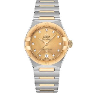 Omega Constellation 29 mm, Stahl - Gelbgold mit Stahl- und Gelbgoldband 131.20.29.20.58.001