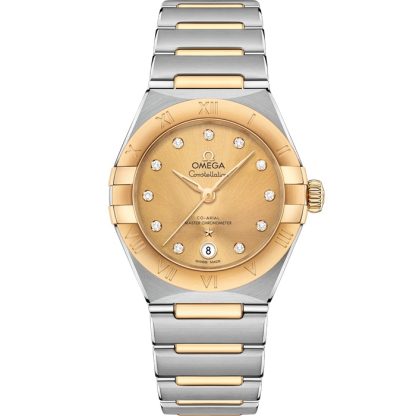 Omega Constellation 29 mm, Stahl - Gelbgold mit Stahl- und Gelbgoldband 131.20.29.20.58.001