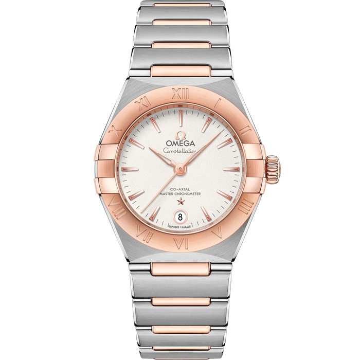 Omega Constellation 29 mm, Stahl - Sedna™-Gold mit Stahl- und Sedna™-Goldband 131.20.29.20.02.001