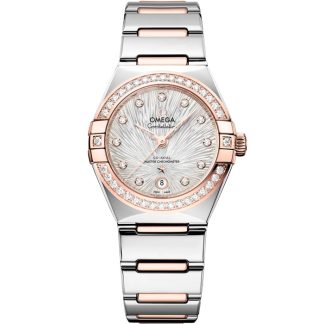 Omega Constellation 29 mm, Stahl - Sedna™-Gold mit Stahl- und Sedna™-Goldband 131.25.29.20.52.003