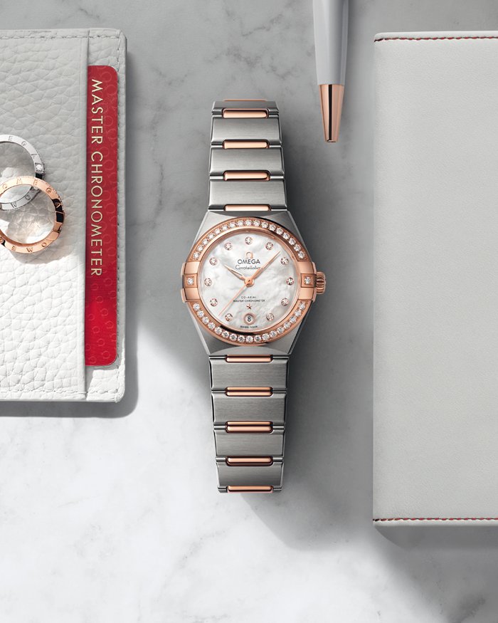 Omega Constellation 29 mm, Stahl - Sedna™-Gold mit Stahl- und Sedna™-Goldband 131.25.29.20.55.001 – Bild 3