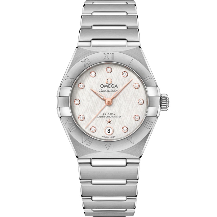 Omega Constellation 29 mm, Stahl mit Stahlarmband 131.10.29.20.52.001