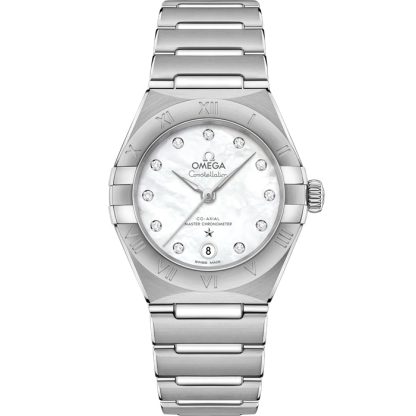 Omega Constellation 29 mm, Stahl mit Stahlarmband 131.10.29.20.55.001
