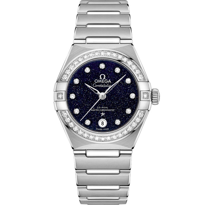 Omega Constellation 29 mm, Stahl mit Stahlarmband 131.15.29.20.53.001