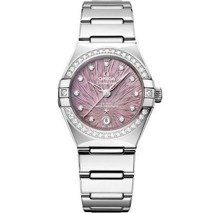 Omega Constellation 29 mm, Stahl mit Stahlarmband 131.15.29.20.60.001