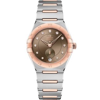 Omega Constellation 34 mm, Stahl - Sedna™-Gold mit Stahl- und Sedna™-Goldband 131.20.34.20.63.001