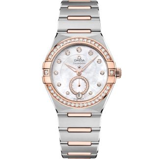 Omega Constellation 34 mm, Stahl - Sedna™-Gold mit Stahl- und Sedna™-Goldband 131.25.34.20.55.001