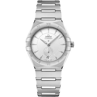 Omega Constellation 34 mm, Stahl mit Stahlarmband 131.10.34.20.02.001