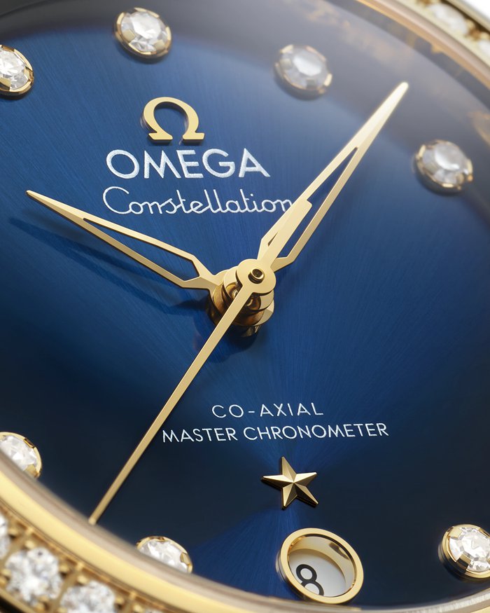 Omega Constellation 36 mm, Stahl - Gelbgold mit Lederarmband 131.28.36.20.53.001 – Bild 3