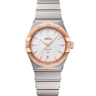 Omega Constellation 36 mm, Stahl - Sedna™-Gold mit Stahl- und Sedna™-Goldband 131.20.36.60.02.001