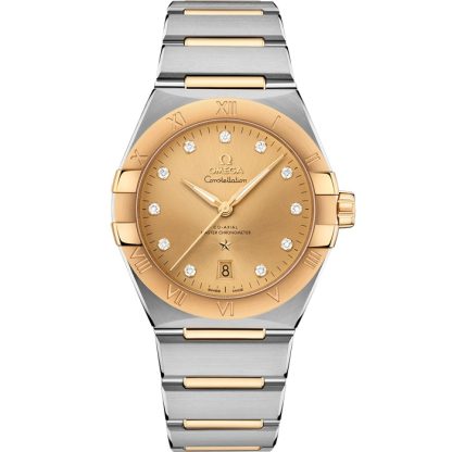 Omega Constellation 39 mm, Stahl - Gelbgold mit Stahl- und Gelbgoldband 131.20.39.20.58.001