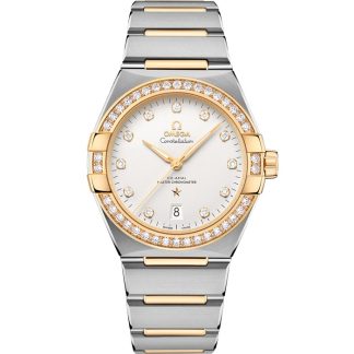 Omega Constellation 39 mm, Stahl - Gelbgold mit Stahl- und Gelbgoldband 131.25.39.20.52.002