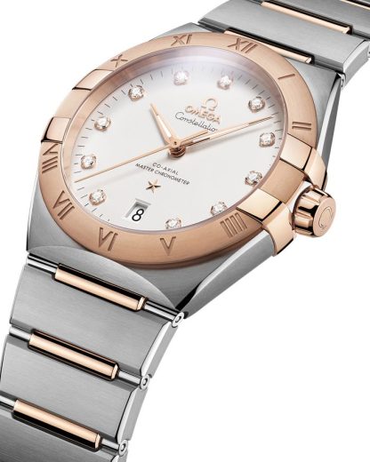 Omega Constellation 39 mm, Stahl - Sedna™-Gold mit Stahl- und Sedna™-Goldband 131.20.39.20.52.001 – Bild 3