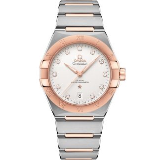 Omega Constellation 39 mm, Stahl - Sedna™-Gold mit Stahl- und Sedna™-Goldband 131.20.39.20.52.001