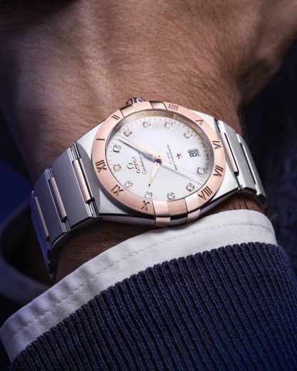 Omega Constellation 39 mm, Stahl - Sedna™-Gold mit Stahl- und Sedna™-Goldband 131.20.39.20.52.001 – Bild 5