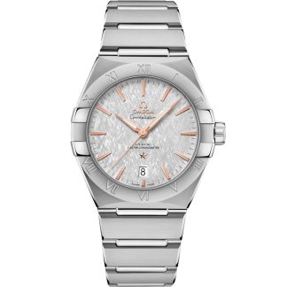 Omega Constellation 39 mm, Stahl mit Stahlarmband 131.10.39.20.06.001
