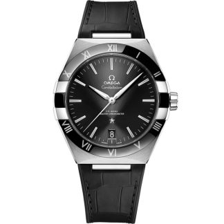 Omega Constellation 41 mm, Stahl mit Lederarmband 131.33.41.21.01.001