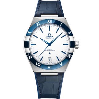 Omega Constellation 41 mm, Stahl mit Lederarmband 131.33.41.21.04.001