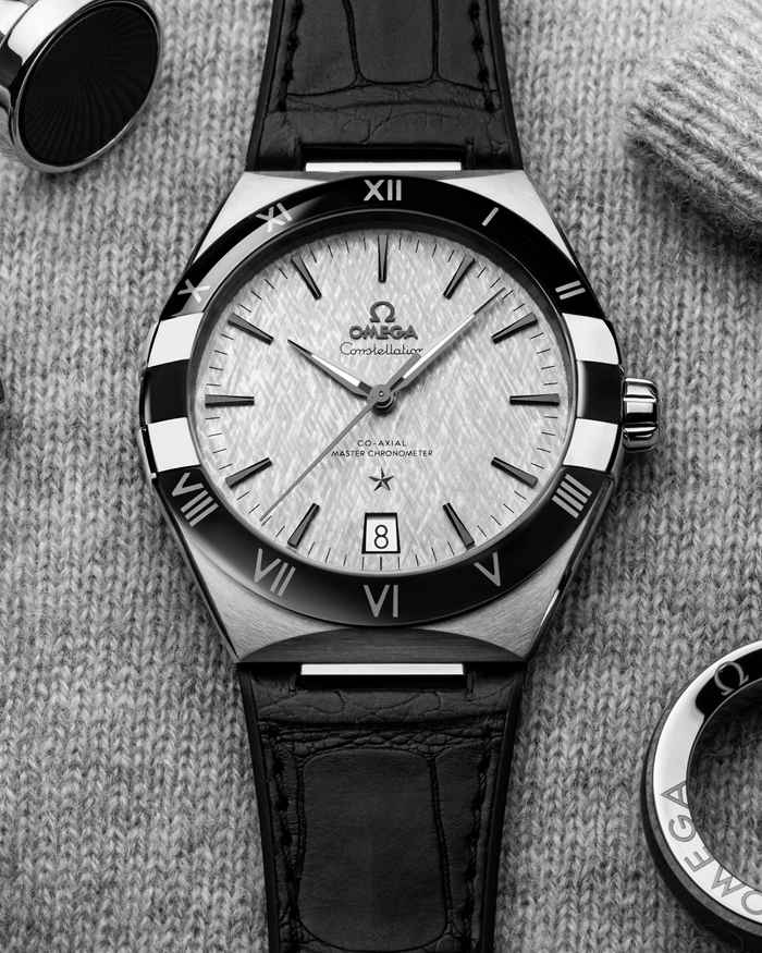Omega Constellation 41 mm, Stahl mit Lederarmband 131.33.41.21.06.001 – Bild 5