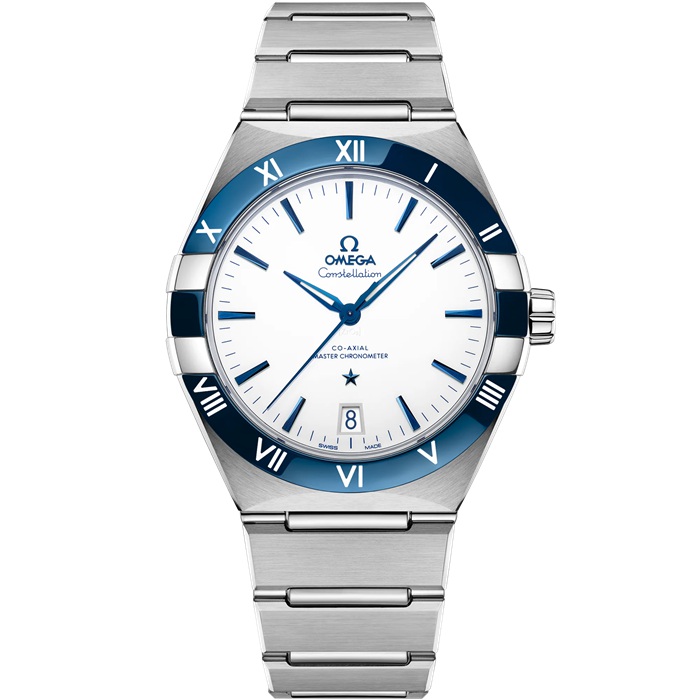Omega Constellation 41 mm, Stahl mit Stahlarmband 131.30.41.21.04.001