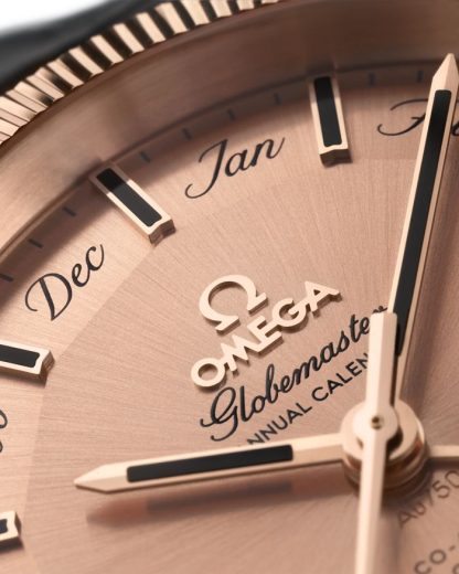 Omega Constellation Globemaster 41 mm, Sedna™-Gold mit Lederarmband 130.53.41.22.99.002 – Bild 3