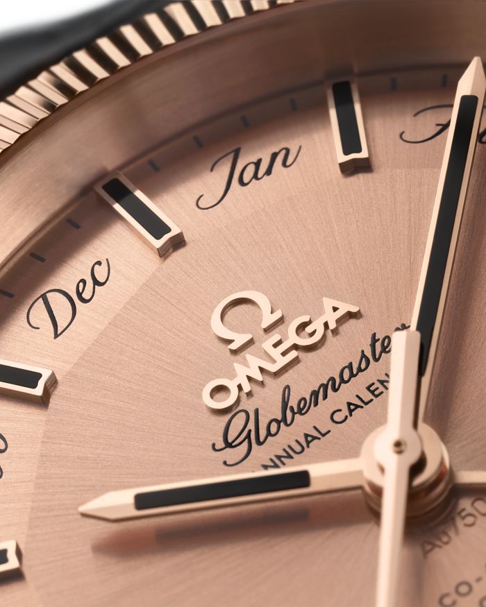 Omega Constellation Globemaster 41 mm, Sedna™-Gold mit Lederarmband 130.53.41.22.99.002 – Bild 3