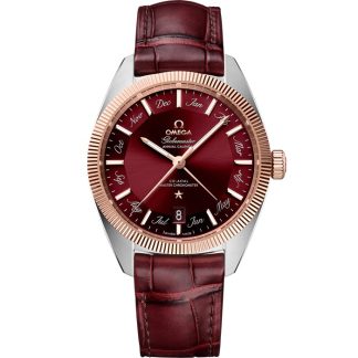 Omega Constellation Globemaster 41 mm, Stahl - Sedna™-Gold mit Lederarmband 130.23.41.22.11.001