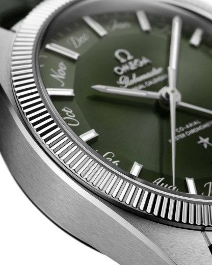 Omega Constellation Globemaster 41 mm, Stahl mit Lederarmband 130.33.41.22.10.001 – Bild 3