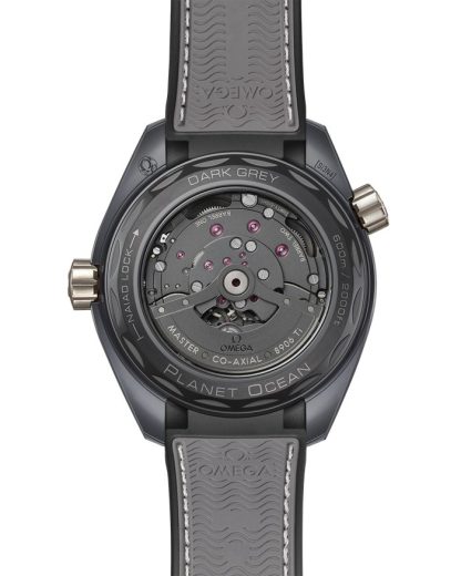 Omega Dark Grey Seamaster Planet Ocean 600M 45,5 mm, Graue Keramik mit Kautschukband 215.92.46.22.99.002 – Bild 2