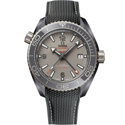 Omega Dark Grey Seamaster Planet Ocean 600M 45,5 mm, Graue Keramik mit Kautschukband 215.92.46.22.99.002