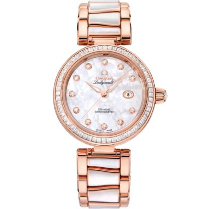 Omega De Ville Ladymatic 34 mm, Sedna™-Gold mit Sedna™-Goldband 425.65.34.20.55.007