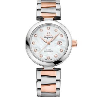 Omega De Ville Ladymatic 34 mm, Stahl - Sedna™-Gold mit Stahl- und Sedna™-Goldband 425.20.34.20.55.004