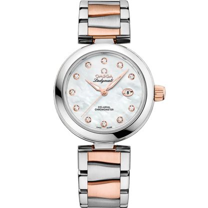 Omega De Ville Ladymatic 34 mm, Stahl - Sedna™-Gold mit Stahl- und Sedna™-Goldband 425.20.34.20.55.004