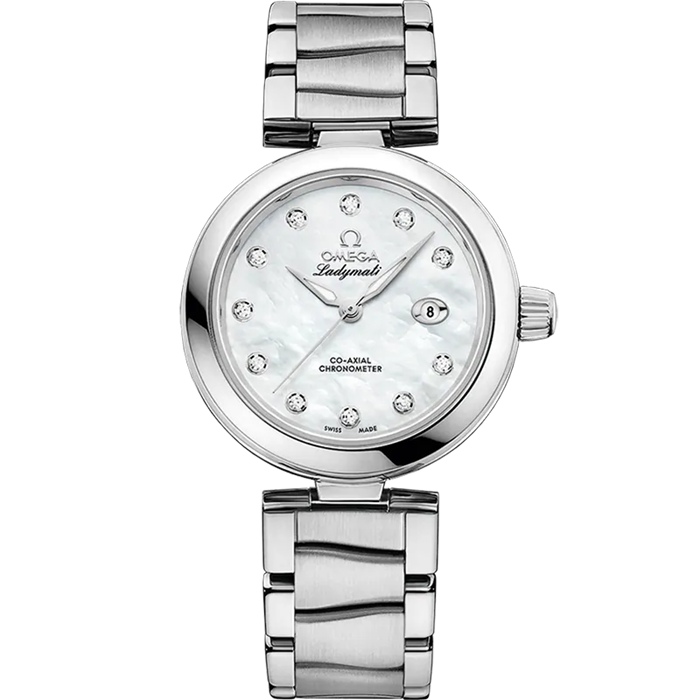 Omega De Ville Ladymatic 34 mm, Stahl mit Stahlarmband 425.30.34.20.55.002