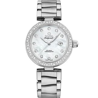 Omega De Ville Ladymatic 34 mm, Stahl mit Stahlarmband 425.35.34.20.55.002