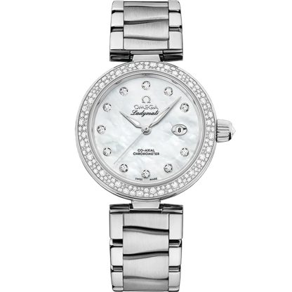 Omega De Ville Ladymatic 34 mm, Stahl mit Stahlarmband 425.35.34.20.55.002