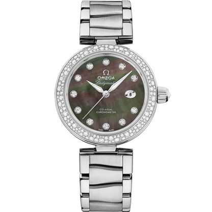 Omega De Ville Ladymatic 34 mm, Stahl mit Stahlarmband 425.35.34.20.57.004
