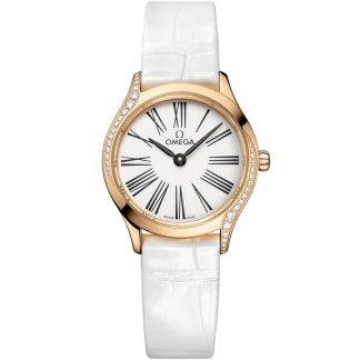 Omega De Ville Mini Trésor 26 mm, Moonshine™-Gold mit Alligator 428.58.26.60.04.001