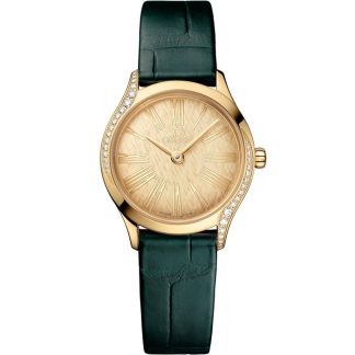 Omega De Ville Mini Trésor 26 mm, Moonshine™-Gold mit Alligator 428.58.26.60.99.001