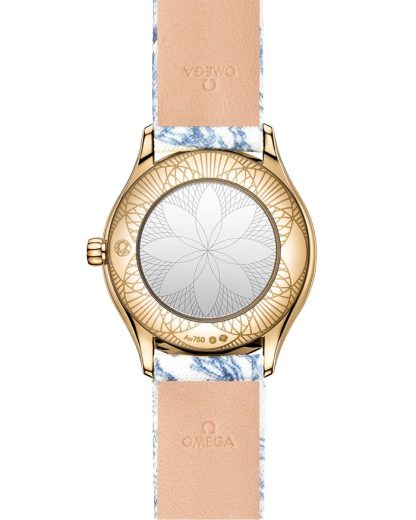Omega De Ville Mini Trésor 26 mm, Moonshine™-Gold mit „Toile de Jouy“ 428.57.26.60.04.001 – Bild 2