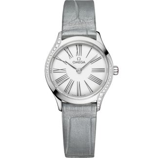 Omega De Ville Mini Trésor 26 mm, Stahl mit Alligator 428.18.26.60.04.001