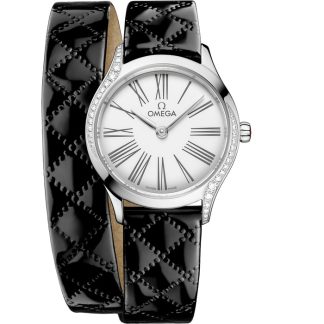 Omega De Ville Mini Trésor 26 mm, Stahl mit Lederarmband 428.17.26.60.04.007