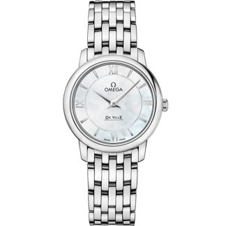 Omega De Ville Prestige 27,4 mm, Stahl mit Stahlarmband 424.10.27.60.05.001