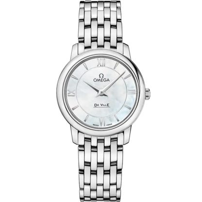 Omega De Ville Prestige 27,4 mm, Stahl mit Stahlarmband 424.10.27.60.05.001