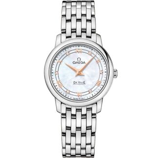 Omega De Ville Prestige 27,4 mm, Stahl mit Stahlarmband 424.10.27.60.55.001