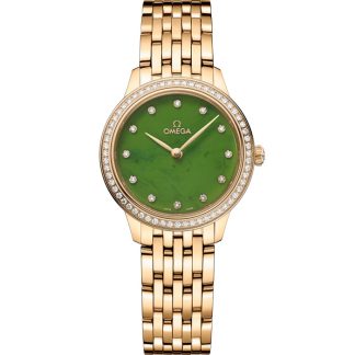 Omega De Ville Prestige 27,5 mm, Gelbgold mit Gelbgoldband 434.55.28.60.99.001