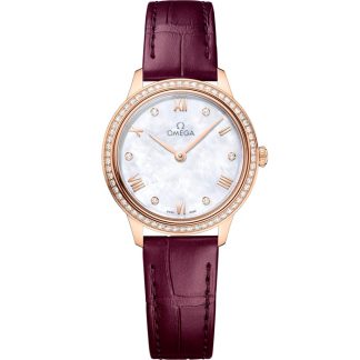 Omega De Ville Prestige 27,5 mm, Sedna™-Gold mit Lederarmband 434.58.28.60.55.001