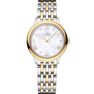 Omega De Ville Prestige 27,5 mm, Stahl - Gelbgold mit Stahl- und Gelbgoldband 434.20.28.60.05.001